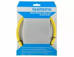 Shimano Rennradzug Bremszug Set SIL-TEC Beschichtet Gelb