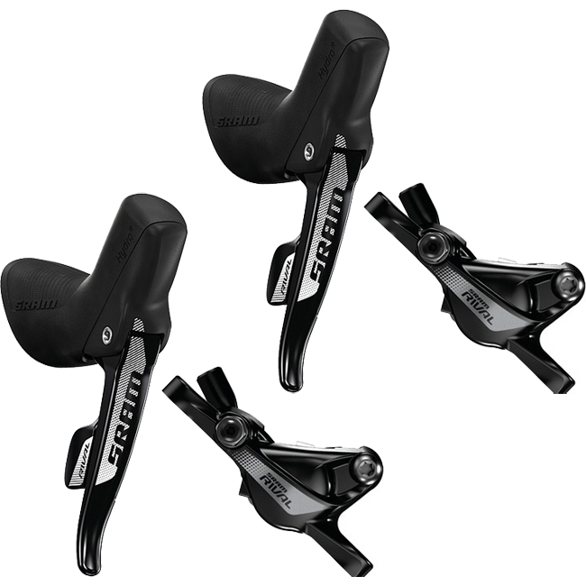 Set Sram Rival 22 Disc Schaltbremshebel 11-2 Fach + Post Mount Scheibenbremsen 1 Set Sram Rival 22 Disc Schaltbremshebel 11-2 Fach + Post Mount Scheibenbremsen