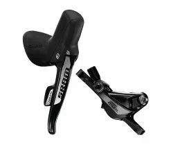 Sram Rival 22 Disc Schaltbremshebel 2 Fach + Scheibenbremse 180cm Leitung