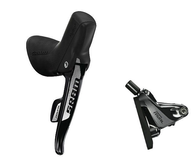 Sram Rival 22 Disc Schaltbremshebel 11 Fach + Flat Mount Bremse 180cm Leitung 1 Sram Rival 22 Disc Schaltbremshebel 11 Fach + Flat Mount Bremse 180cm Leitung