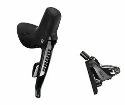 Sram Rival 22 Disc Schaltbremshebel 2 Fach + Flat Mount Bremse 180cm Leitung
