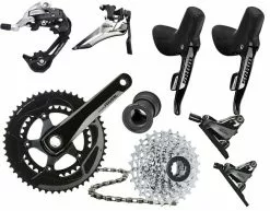 Sram Rival 22 Gruppe Disc Flat Mount BB30 Komplett