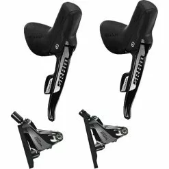 Set Sram Rival 22 Disc Schaltbremshebel 11-2 Fach + Flat Mount Bremsen