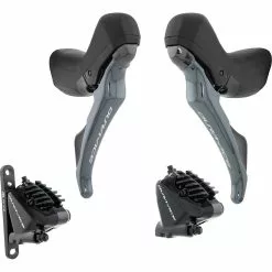 Disc Set Shimano Dura Ace ST-R9120 STI BR-R9170 Bremsen Flat Mount 11x2 Fach
