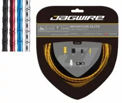 Jagwire Mountain Elite Link Bremszugset Silber