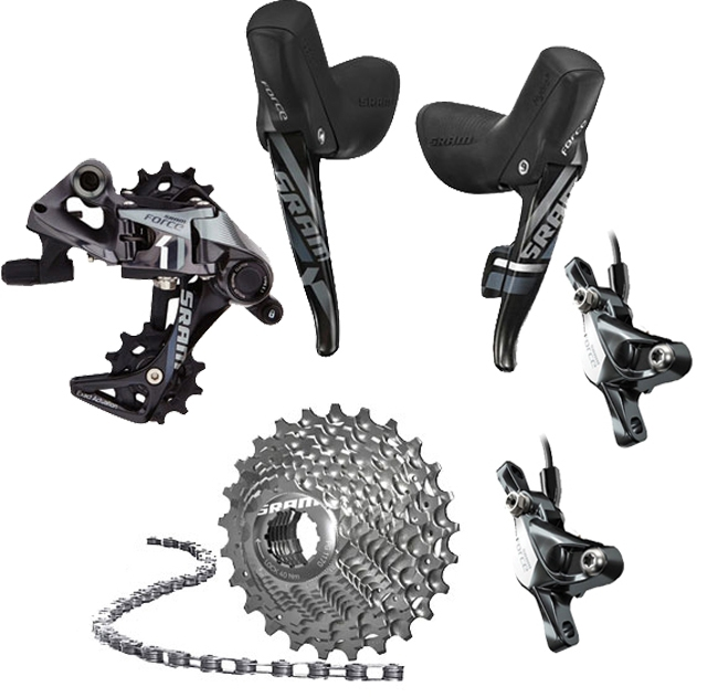 Sram Force 1 HRD Umruestkit Disc Post Mount