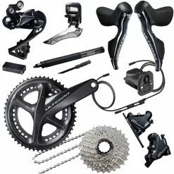 Shimano Ultegra Di2 Gruppe R8070 Disc Flat Mount Komplett 11x2 Fach | EW-RS910