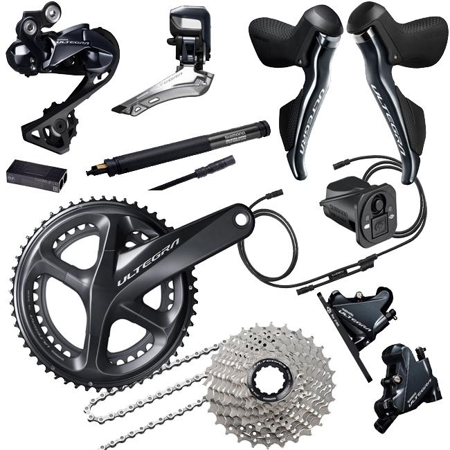 Shimano Ultegra Di2 Gruppe R8070 Disc Flat Mount Komplett 11x2 Fach | EW-RS910 1 Shimano Ultegra Di2 Gruppe R8070 Disc Flat Mount Komplett 11x2 Fach | EW-RS910