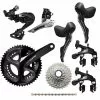 Shimano 105 R7000 Gruppe 11 X 2 Fach Komplett Schwarz