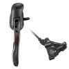 Campagnolo Super Record 12s HO Ergopower 12 Fach + Hinterrad Flat Mount Disc Fuer 160mm Scheibe