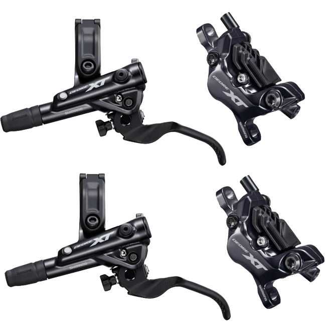 Disc Set Shimano XT Bremse M8120 I-Spec EV Schwarz 4 Kolben 1 Disc Set Shimano XT Bremse M8120 I-Spec EV Schwarz 4 Kolben