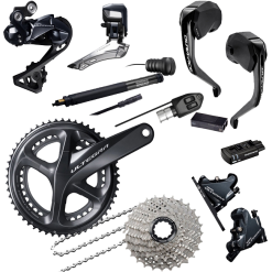 Shimano Ultegra Di2 TT Gruppe R8070/R9180 Disc Flat Mount Komplett 11 X 2 Fach