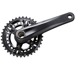 Shimano XT FC-M8120-B2 Kurbelarme Boost 2x12 Fach Abstufung 36-26 Zaehne Laenge 165 Mm