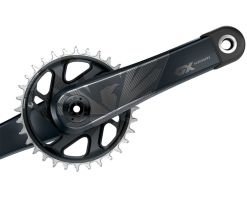 Sram GX Eagle Carbon Kurbel DUB 32 Zaehne Boost148 Schwarz 170 Mm