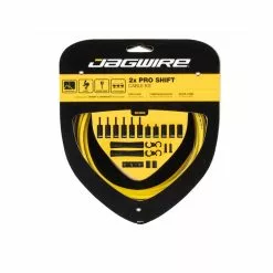 Jagwire Pro Shift 2x Schaltzugset Road/MTB Gelb