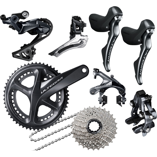 Shimano Ultegra Gruppe R8000-GS Rim Brake Komplett 11 X 2 Fach 1 Shimano Ultegra Gruppe R8000-GS Rim Brake Komplett 11 X 2 Fach